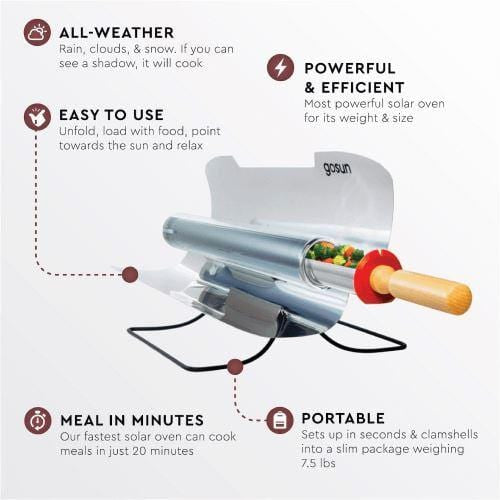 Sport Fastest Solar Oven • 2-3 Meals