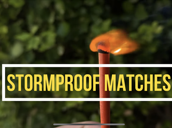 Stormproof matches