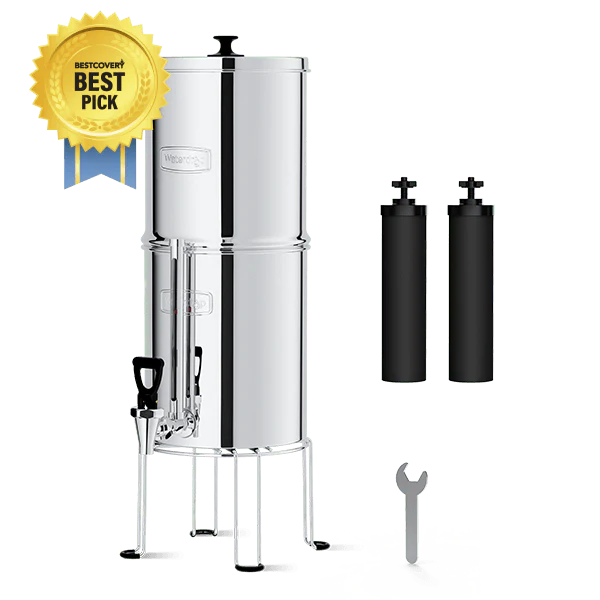 Waterdrop 2.25-gallon King Tank Gravity Water Filter System, With Stand